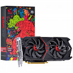 Placa de Vídeo PCyes AMD Radeon RX 570 4GB GDDR5 256 Bits Dual-Fan Graffiti Series - PJ570RX256GD5