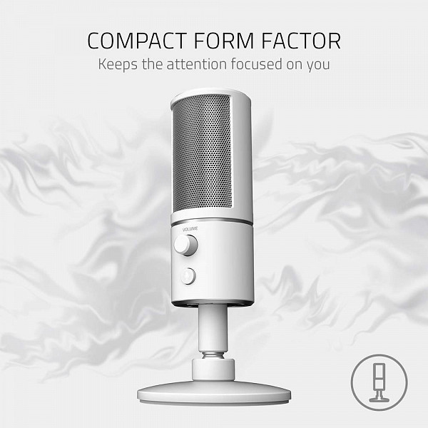 Microfone Razer Seiren X, USB, Mercury - RZ19-02290400-R3M1