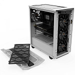 Gabinete Gamer Be quiet! Pure Base 500DX, Mid Tower, RGB, ATX, Lateral em vidro temperado, Com 3 Ventoinhas, Branco - BGW38