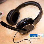 Headset Edifier Over-Ear K815, Profissional Placa de Som e Áudio Digital, Drivers 40mm, USB, Preto - K815 USB