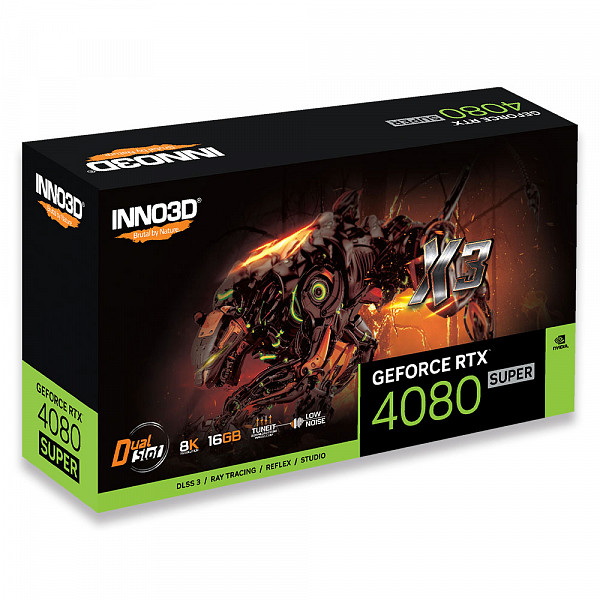 Placa De Vídeo RTX 4080 16GB Super X3 G6X 256B INNO3D - N408S83-166X-18703552