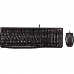 Teclado e Mouse Logitech MK120 Resistente à Água 1000DPI Preto ABNT2 - 920-004429