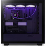 Gabinete NZXT H7 Flow, Mid Tower, ATX, Lateral em Vidro Temperado, 2x Fans, Preto - CM-H71FB-01