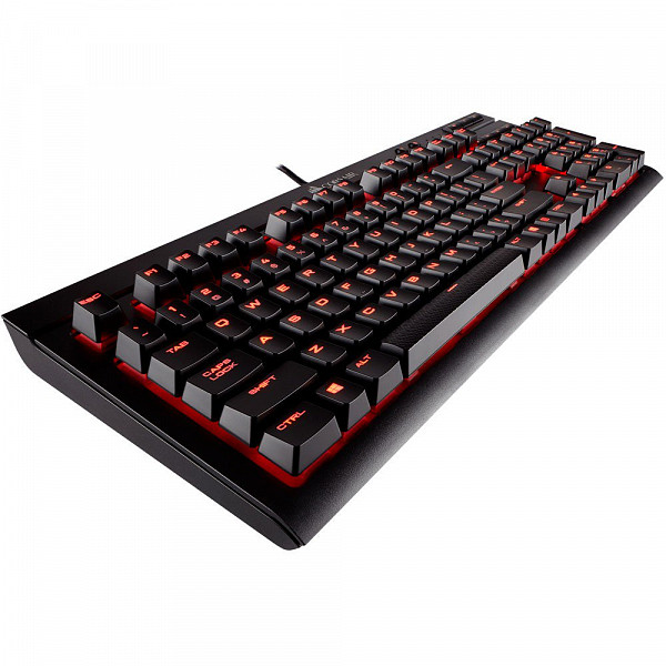 Teclado Gamer Corsair Mecânico Switch Cherry MX Red, LED vermelho, ABNT2, K68 CH-9102020-BR