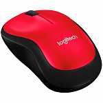 Mouse Logitech M185 Sem Fio Vermelho 1000DPI - 910-003635