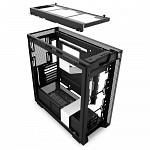 Gabinete Gamer NZXT H710, Mid Tower, Com 4 Fans, Vidro Temperado, White, S-Fonte, CA-H710B-W1