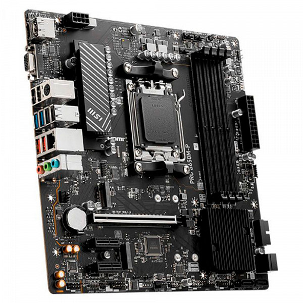 Placa Mãe MSI PRO B650M-P, Chipset B650, AMD AM5, M-ATX, DDR5