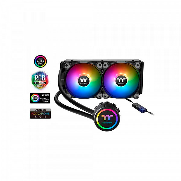 WaterCooler Thermaltake Water 3.0 240 ARGB Sync/Braided Tube -  CL-W233-PL12SW