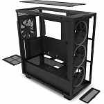 Gabinete NZXT H7 Elite, Mid Tower, ATX, Lateral e Frontal em Vidro Temperado, 3x Fan RGB, Preto - CM-H71EB-01