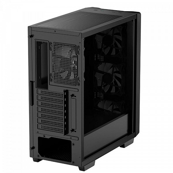 Gabinete Gamer Deepcool Cc560 Mid Tower, ArGB, ATX, Lateral De Vidro Temperado, Com 4 Fans, Black - R-CC560-BKTAA4 -G-1