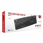 Teclado C3teck Com Fio Usb Abnt2 Kb-13bk - Preto