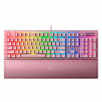 Teclado Mecânico Gamer Razer BlackWidow V3, Chroma, Razer Switch Green, US, Quartz Pink - RZ03-03541800-R3M1