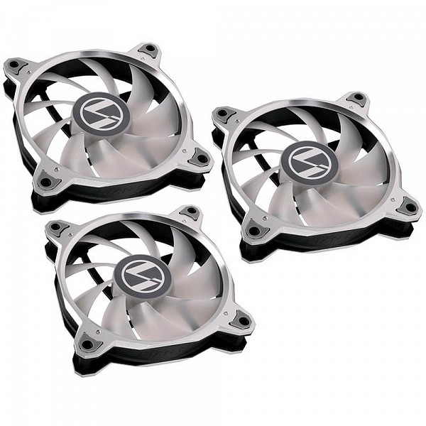 Kit Cooler Fan 3 unidades Lian Li Bora Digital, 120mm, RGB, Silver