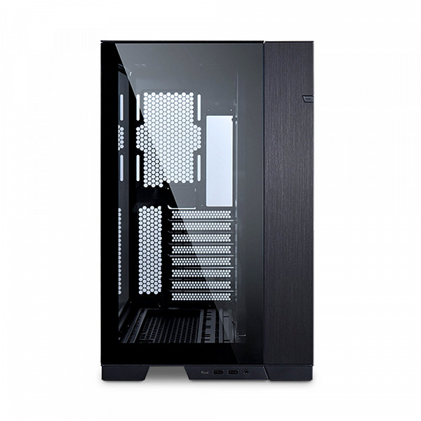 Gabinete Gamer O11 Dynamic Evo Preto, E-ATX /ATX/M-ATX/ITX, Lateral e Frontal em Vidro  - O11DEX