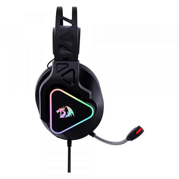 Headset Gamer Redragon Cadmu, RGB, Som Surround 7.1, Drivers 53mm, USB, Preto - H370