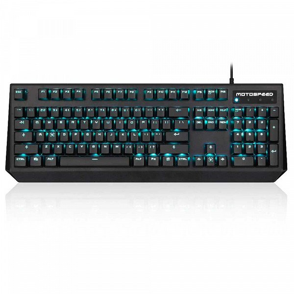 Teclado Mecânico Gamer Motospeed CK95, LED Azul, Switch Outemu Blue, US