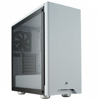 Gabinete Corsair Gamer Carbide 275R Branco com Lateral em Vidro Temperado - CC-9011133-WW