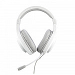 Headset Gamer Redragon Hylas Lunar White Drivers 50mm Controle de Volume RGB Branco USB + P2 Com Microfone - H260-W