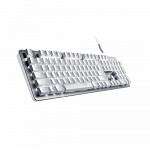 Teclado Sem Fio Mecânico Gamer Razer Pro Type, Bluetooth, LED Branco, Razer Switch Orange, US, Mercury White - RZ03-03070200-R3U1