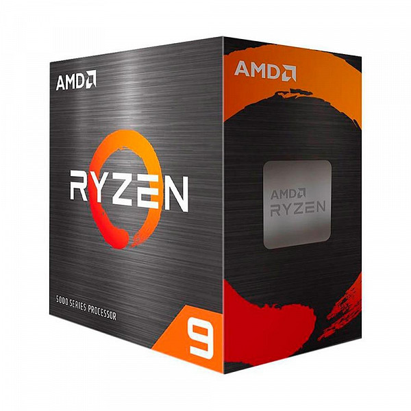 Processador AMD Ryzen 9 5900X, 3.7GHz (4.8GHz Max Turbo), Cache 70MB, 12 Núcleos, 24 Threads, AM4 - 100-100000061WOF