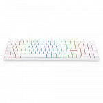 Teclado Óptico Gamer Redragon Surara Pro RGB, Switch Vermelho, ABNT2, Keycaps ABS Doubleshot, Branco - K582W-RGB-PRO (PT-RED)