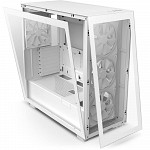 Gabinete NZXT H7 Elite, Mid Tower, ATX, Lateral e Frontal em Vidro Temperado, 3x Fan RGB, Branco - CM-H71EW-01