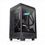 Gabinete Thermaltake The Tower 100  Mini Preto com Janela Lateral em Vidro Temperado 120MM CA1R300S1WN00