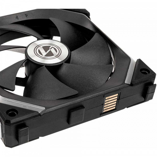 Cooler para Gabinete, Lian Li, Uni SL120, RGB, 120mm, Hidráulico, 1900RPM, Black, UF-SL120-1B