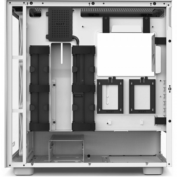 Gabinete NZXT H7 Elite, Mid Tower, ATX, Lateral e Frontal em Vidro Temperado, 3x Fan RGB, Branco - CM-H71EW-01