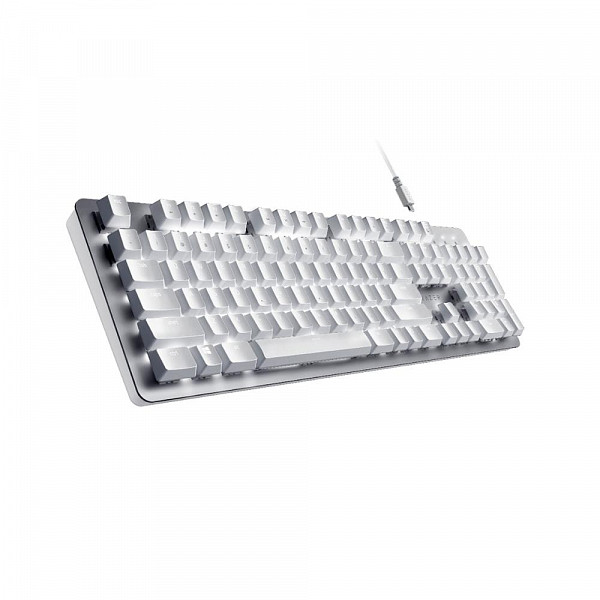 Teclado Sem Fio Mecânico Gamer Razer Pro Type, Bluetooth, LED Branco, Razer Switch Orange, US, Mercury White - RZ03-03070200-R3U1
