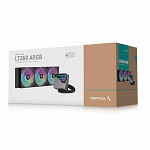 Water Cooler DeepCool LT360 ARGB, 360mm, Intel-AMD, Black, R-LT360-BKAMNC-G-1