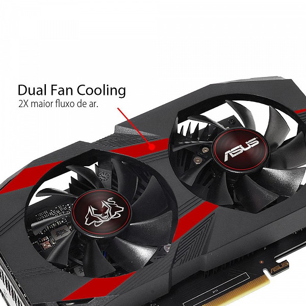 Placa de Vídeo Asus NVIDIA GeForce GTX 1050 Ti OC Cerberus 4GB, GDDR5 - CERBERUS-GTX1050TI-O4G