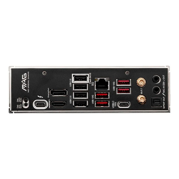 Placa Mãe MSI MAG B860 TOMAHAWK WIFI, Intel, ATX, DDR5 UDIMM, Wi-Fi 7, Preto - B860TOMAHAWKWIFI