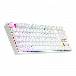 Teclado Magnético Gamer Redragon Kumara Pro, RGB, Switch Red, ABNT2, Branco - K552W-RGB-PRO (PT-Blue)