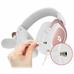 Headset Gamer Redragon Zeus 2, 7.1, Branco H510W