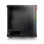 Gabinete Gamer Thermaltake H200 TG RGB, Mid Tower, Vidro Temperado, Black, Sem Fonte, CA-1M3-00M1WN-00