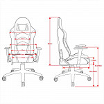 Cadeira Gamer DT3sports Módena Dark Grey - 11928-1