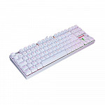 Teclado Mecânico Gamer Redragon Kumara K552W-RGB RGB Lunar White Switch Brown PT