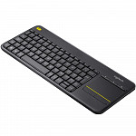 Teclado Sem Fio Logitech K400 Plus com Touchpad, Multimídia, Unifying, ABNT2, Cinza - 920-007125