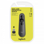 Apresentador sem fio Logitech R500 com Laser Pointer Vermelho, Conexão por USB ou Bluetooth, Aplicativo para Personalização - 910-005333