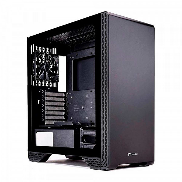 Gabinete Thermaltake S300 TG - Lateral em Vidro - USB 3.0 - Mid Tower - Micro ATX - Preto - CA-1P5-00M1WN-00