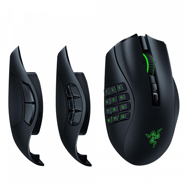 Mouse Sem Fio Gamer Razer Naga Pro, Chroma, Optical Switch, 20 Botões, 20000DPI - RZ01-03420100-R3U1