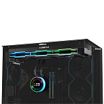 Water Cooler Lian Li Hydroshift LCD, 360mm, ARGB, Com Display, Intel/AMD, Preto, GHS2LCD36TB