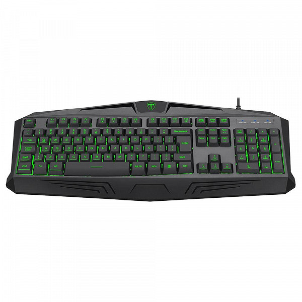 Teclado Gamer T-Dagger Minesweeping, LED, ABNT2, Preto - T-TGK103 (PT)