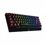 Teclado Mecânico Gamer Sem Fio Razer BlackWidow V3 Mini 65%, Chroma, Wireless/Bluetooth/USBc, Razer Switch Green, US, Preto - RZ03-03891500-R3U1