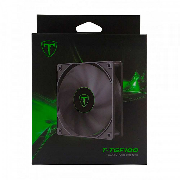 Cooler Para Gabinete T-Dagger 120mm, BLACK, T-TGF100