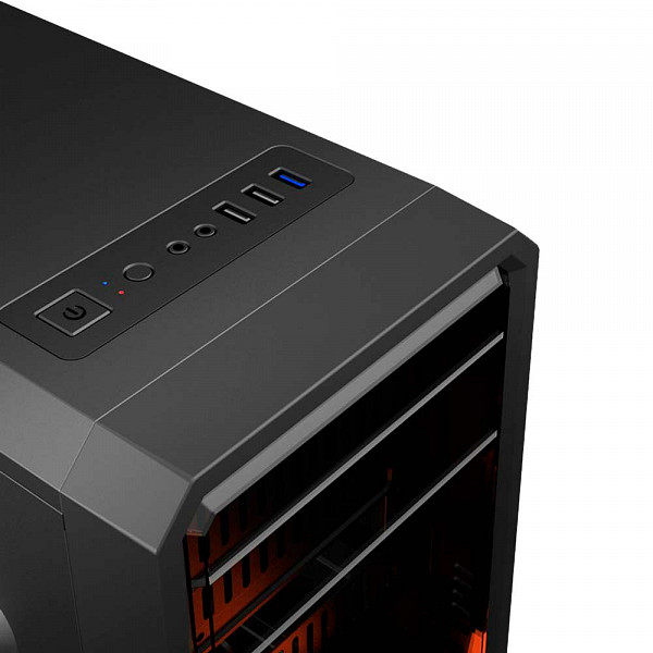 Gabinete Gamemax ECO G561F Preto - Led Verde