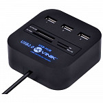 HUB Usb 2.0 com Leitor de Cartão SD, Micro SD, Ms, M2 e TF