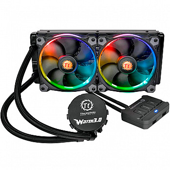 WaterCooler Thermaltake 3.0 Riing RGB 240 All In One LCS - CL-W107-PL12SW-A