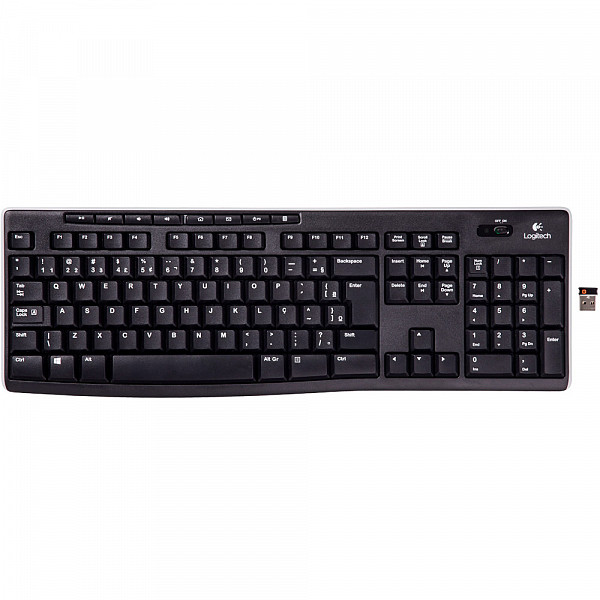 Teclado Logitech K270 Sem Fio ABNT2